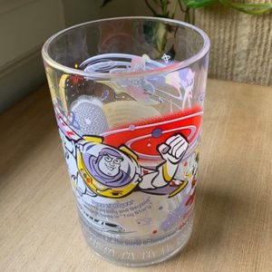 McDonald's Disney Drinking Glass Cup Tumbler 100 Years Of Magic Buzz Lightyear